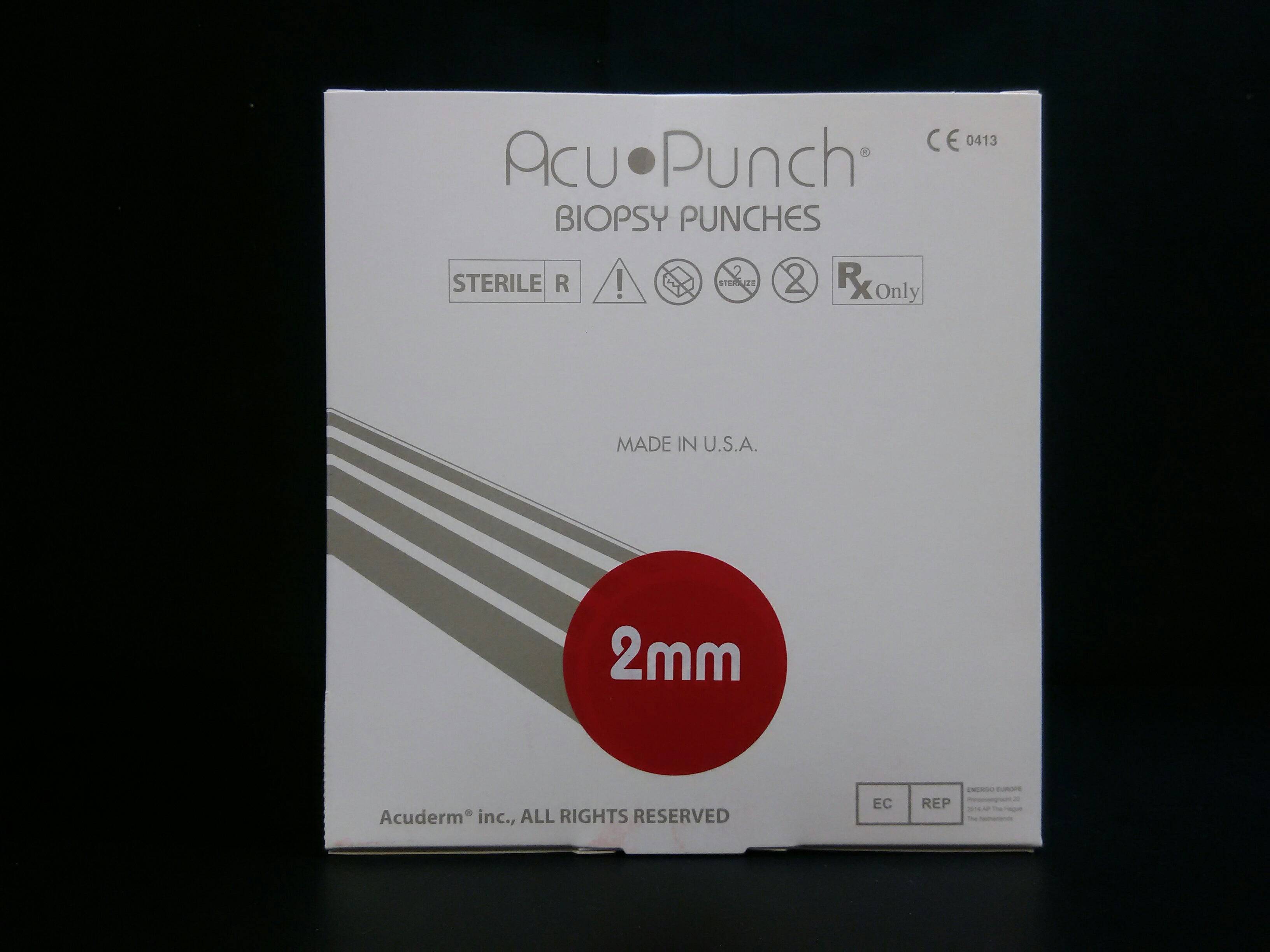 ACUDERM P250 ACUDE Punch 2mm (50)