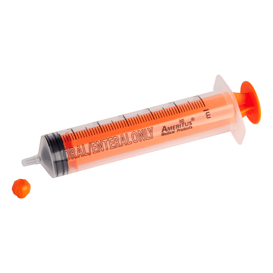 Kentec AEG60-KMS Anti-IV Enteral Syringes - Anti-IV Enteral Syringe, 60 cc