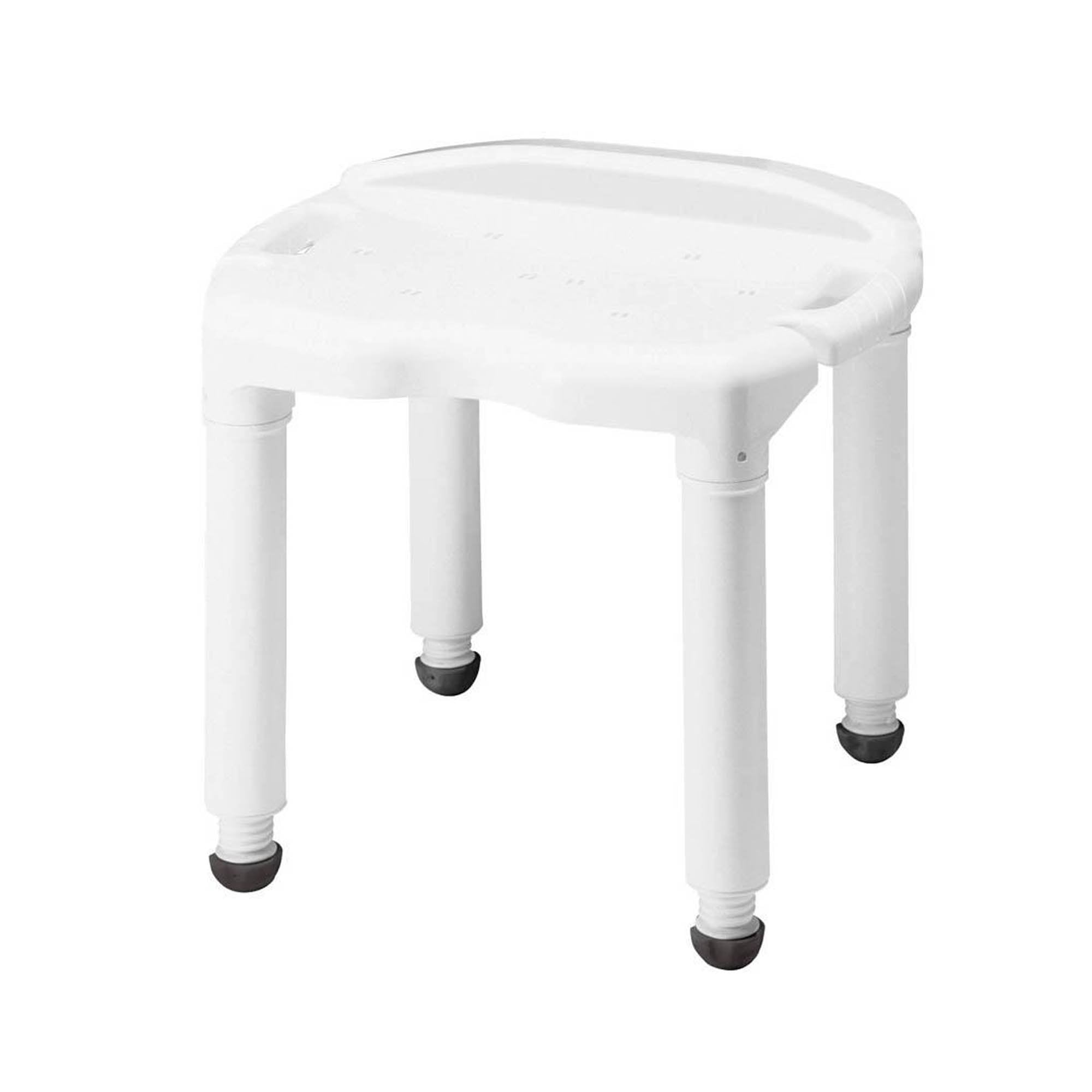 Apex-Carex FGB670C0 0000 Bath Bench Carex® Without Arms Plastic Frame Without Backrest 21 Inch Seat Width 400 lbs. Weight Capacity