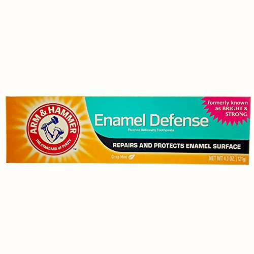 * Arm & Hammer Enamel Defense Bright & Strong Truly Radiant Toothpaste Crisp Mint 4.3 oz