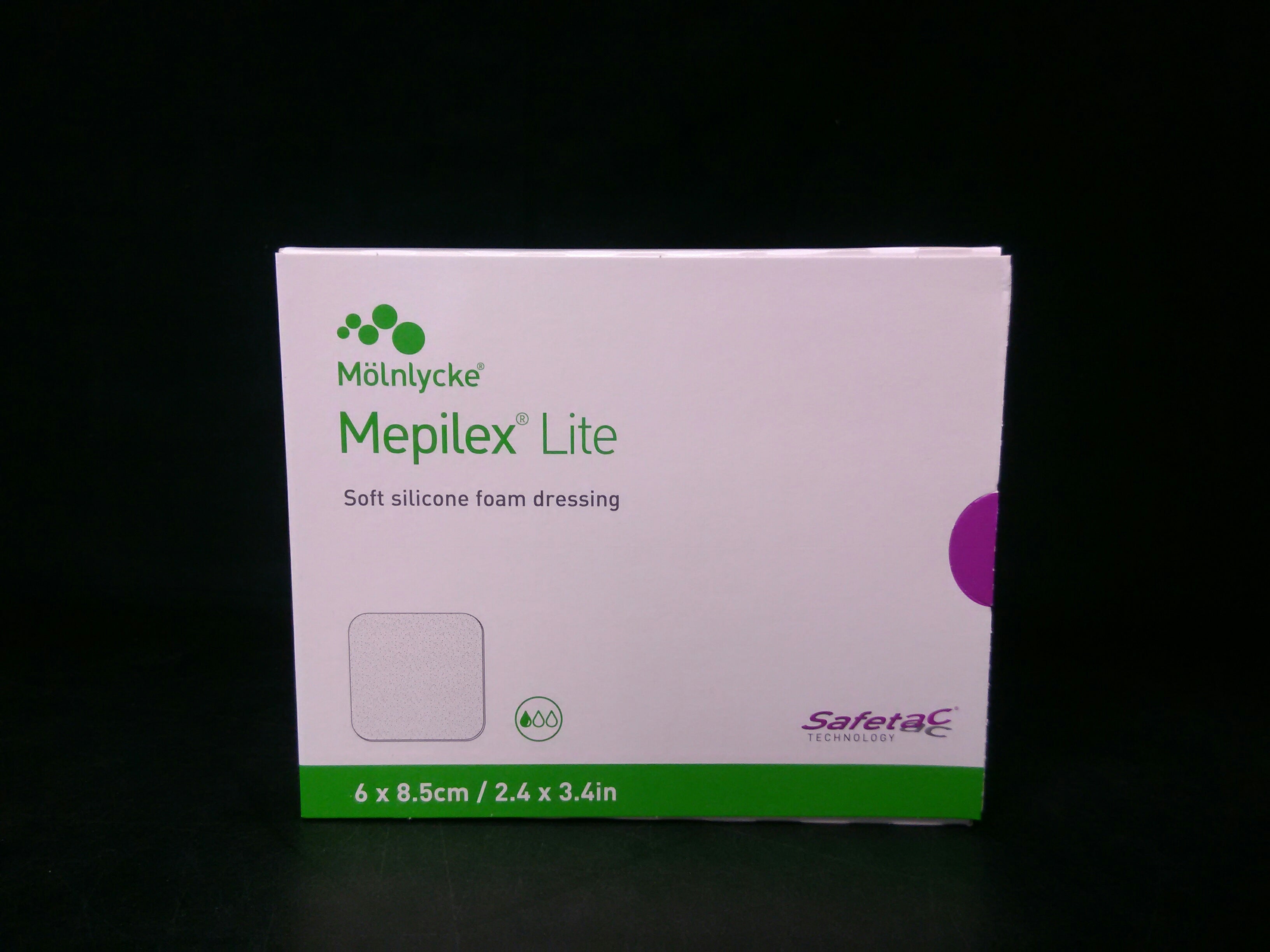 MOLNLYCKE HEALTH CARE 284090 PAD FOAM MEPLILEX LITE 2.4X3.4
