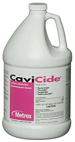 Metrex 13-1000 CaviCide Surface Disinfectant/Decontaminant Cleaner, 1 gal Capacity