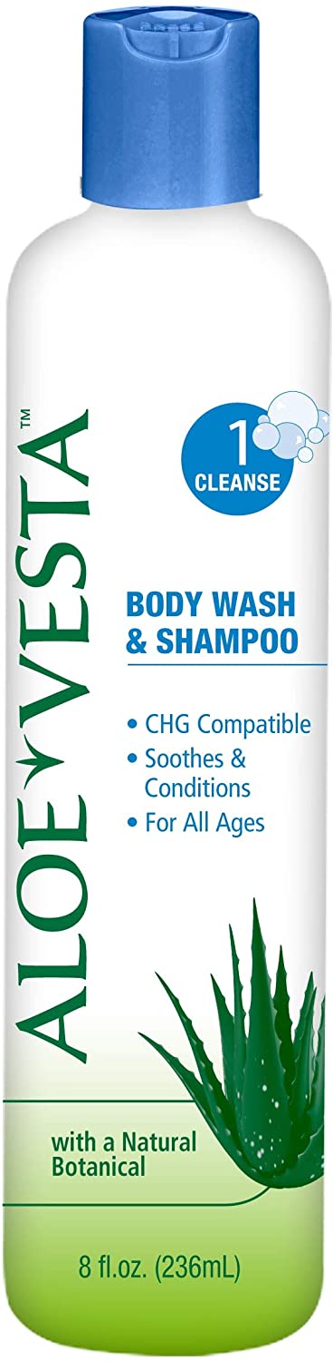Aloe Vesta Body Wash & Shampoo 8 oz (48/CS)