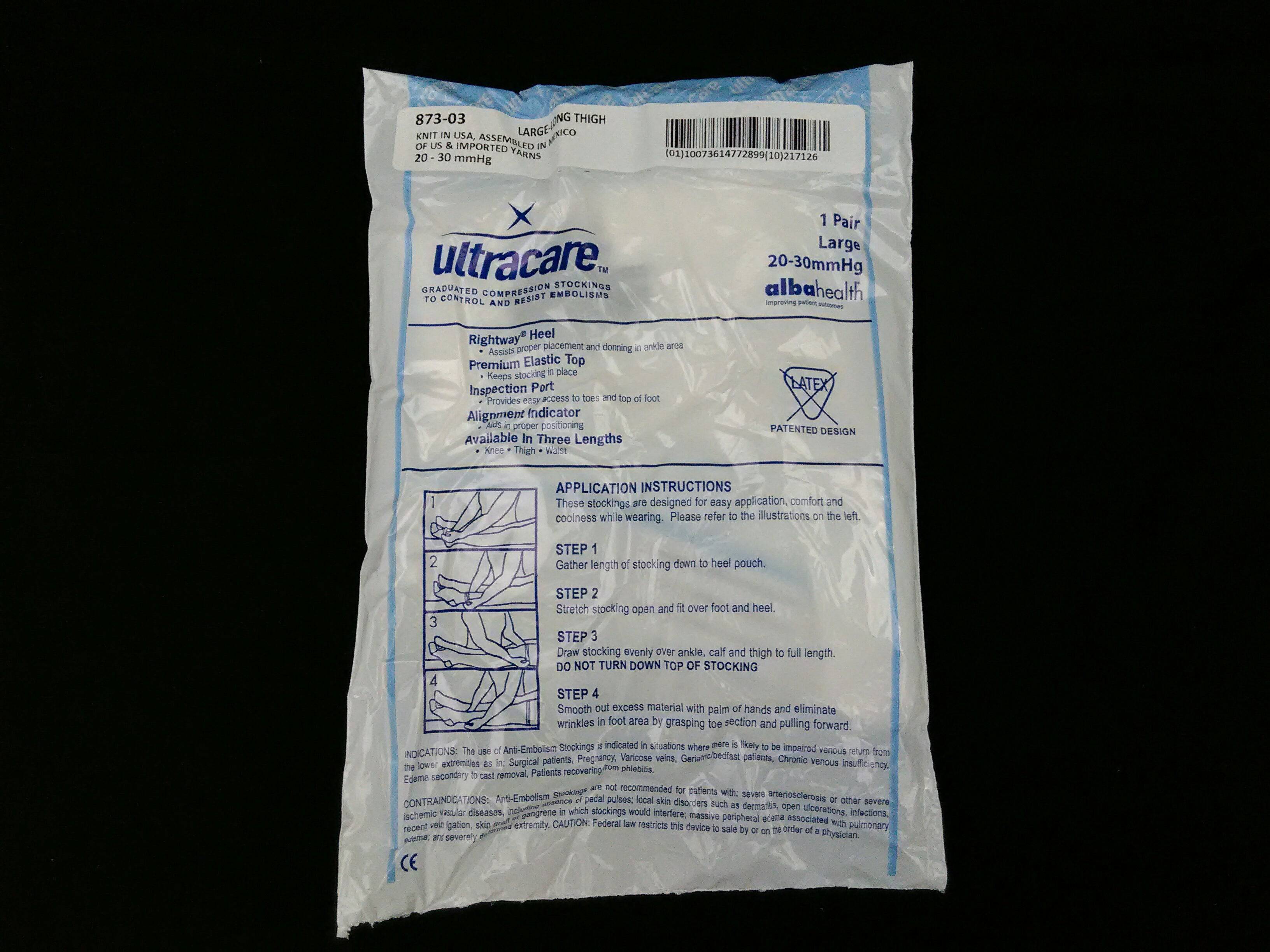ALBA / TECHSTYLE / ENCOMPASS 873-03 Ultra C.A.R.E. Anti-Embolism Stockings