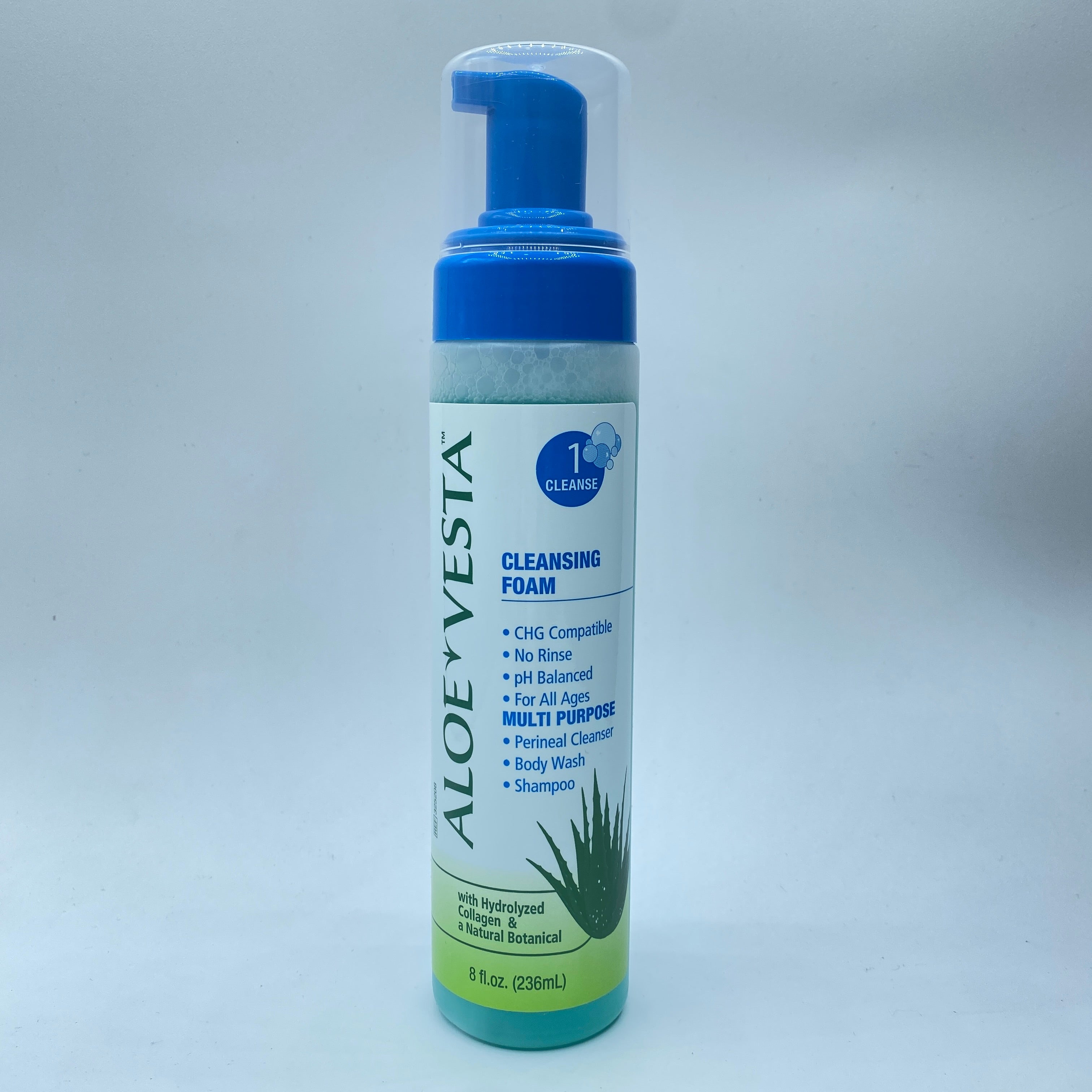 *Aloe Vesta 325208 Skin Cleansing Foam 8 oz Bottle