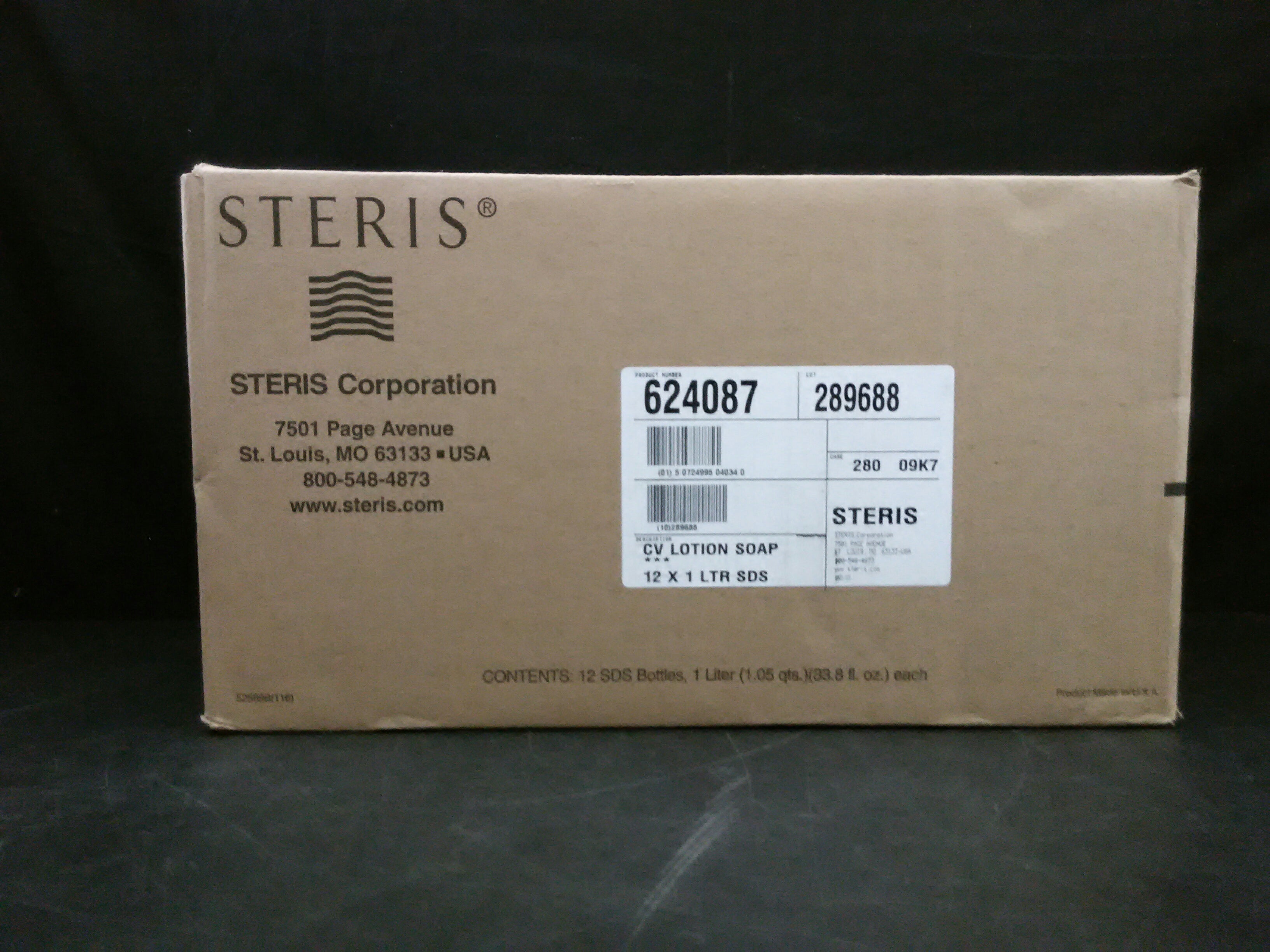 STERIS  624087 SOAP CV LOTION 1L 12/CS