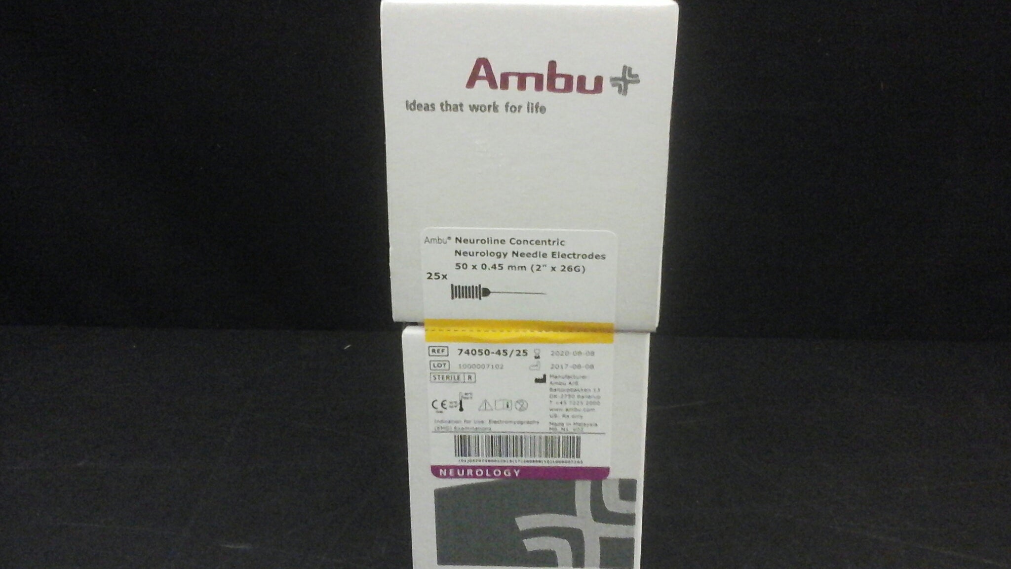 AMBU 74050-4525 NEEDLE, CONCENTRIC EMG 50MM 26G (25/BX)