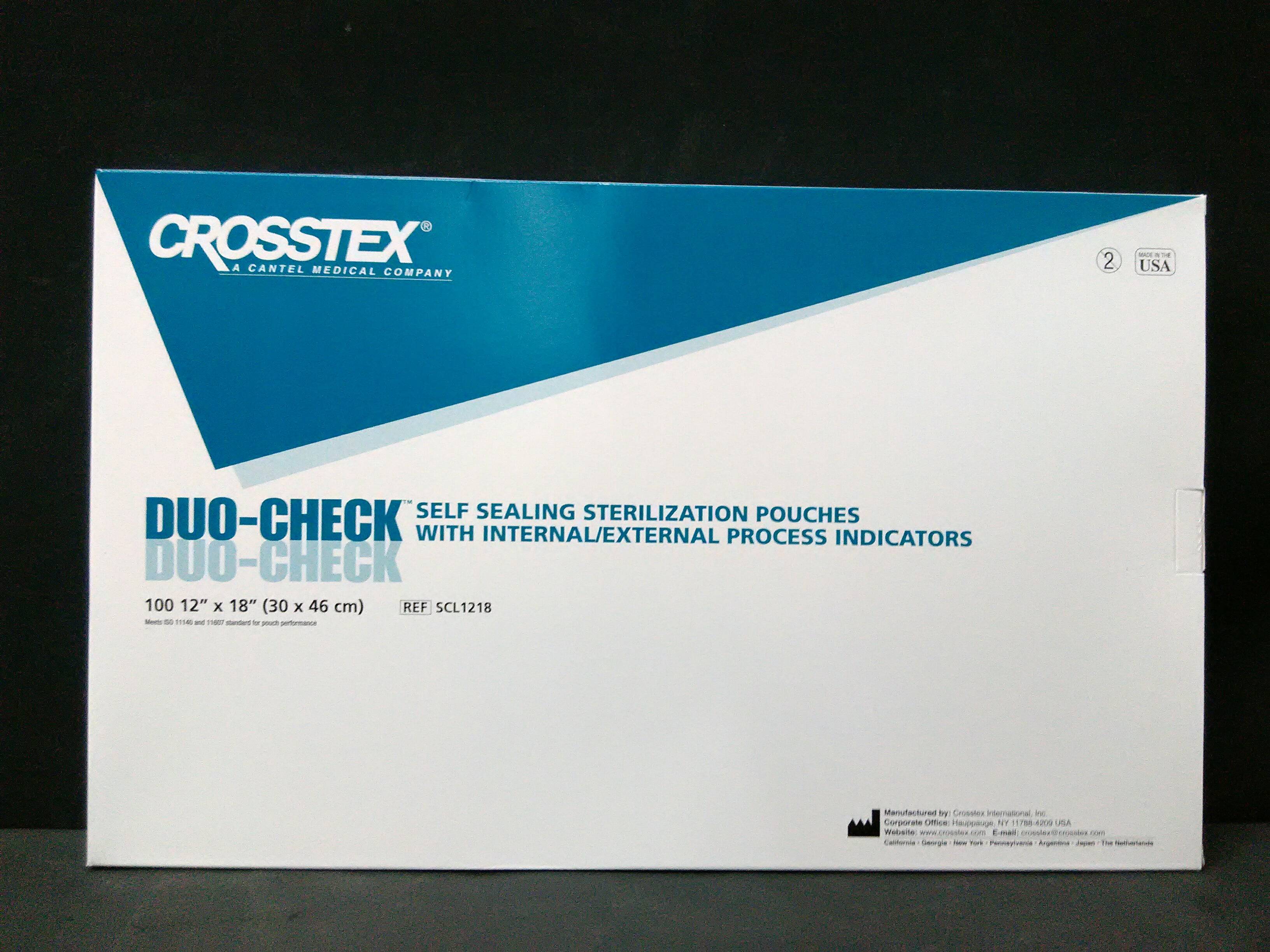 CROSSTEX  SCL1218 DUO CHECK STERILE POUCH