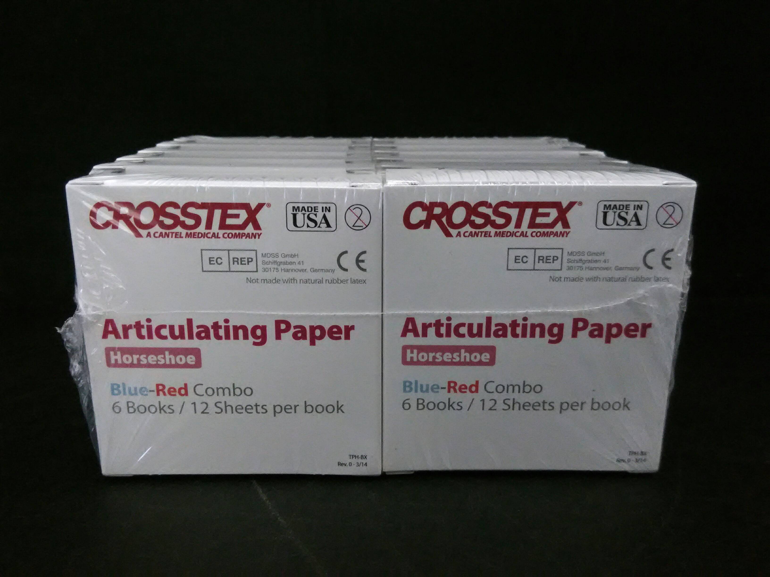 CROSSTEX  TPH ARTICULATING PAPER - Minimum Order 12 Boxes Per It