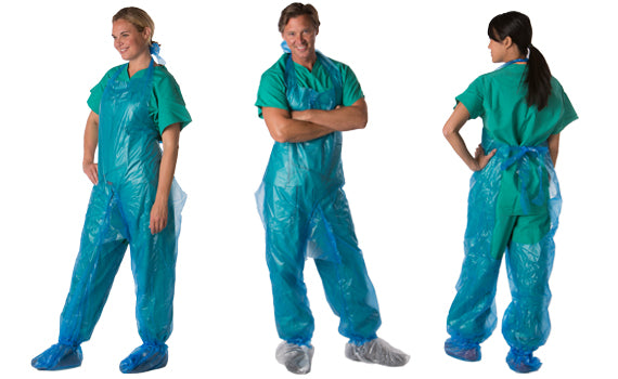 Sloan Medical SD-100 Disposable Fluid Protective Garments Jumpsuits (1 Each)