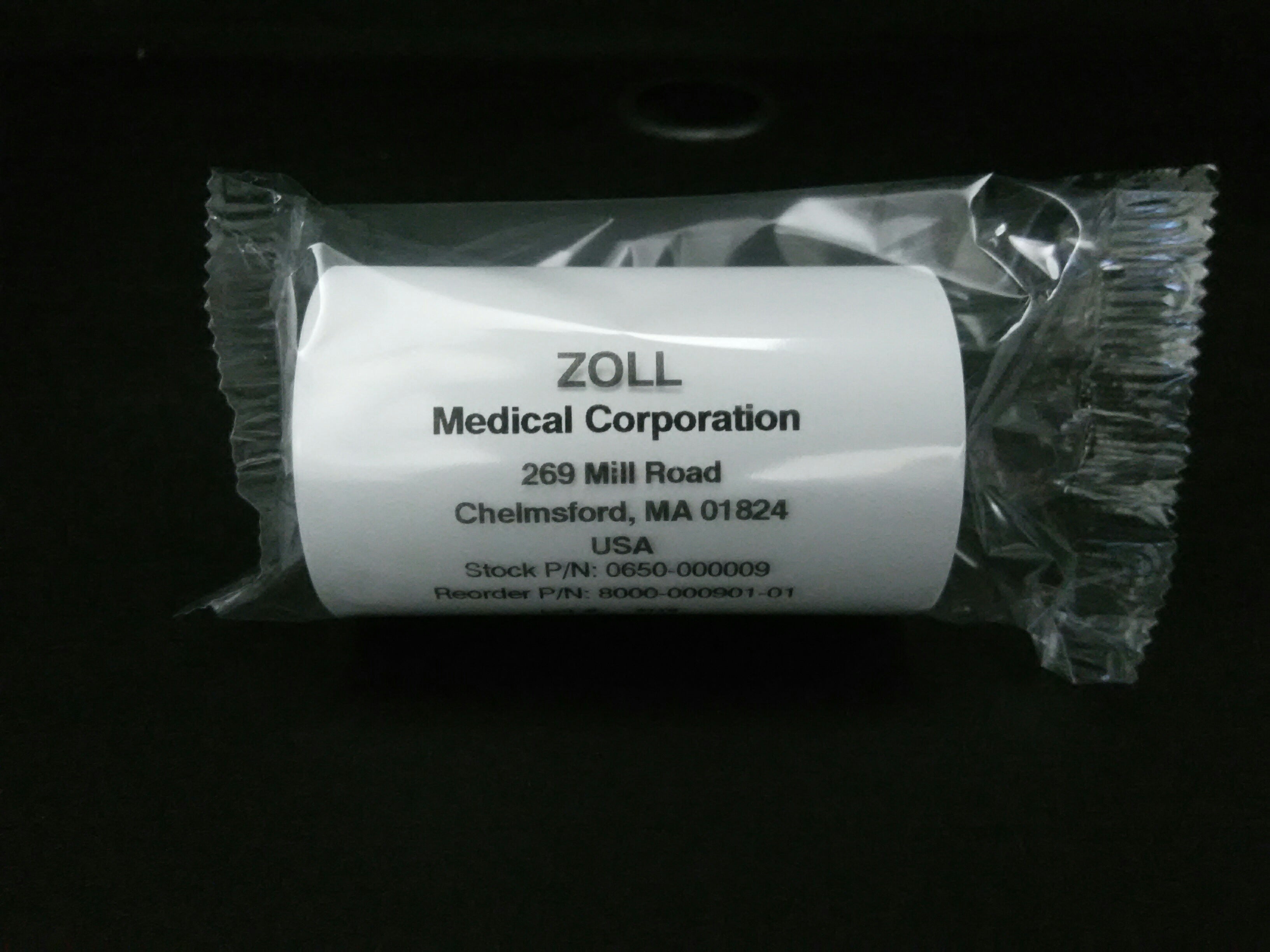 ZOLL MEDICAL  8000-000901-01 PAPER, RECORDING 80MMX-SERIES (6RL/CS)