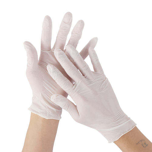 Latex Medical Exam Gloves, Box of 100 Gloves (Powder-Free) - The Glove Store