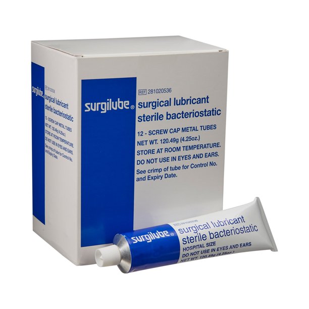 Surgilube Lubricating Jelly 281020536 4.25 Ounce, 12/BX