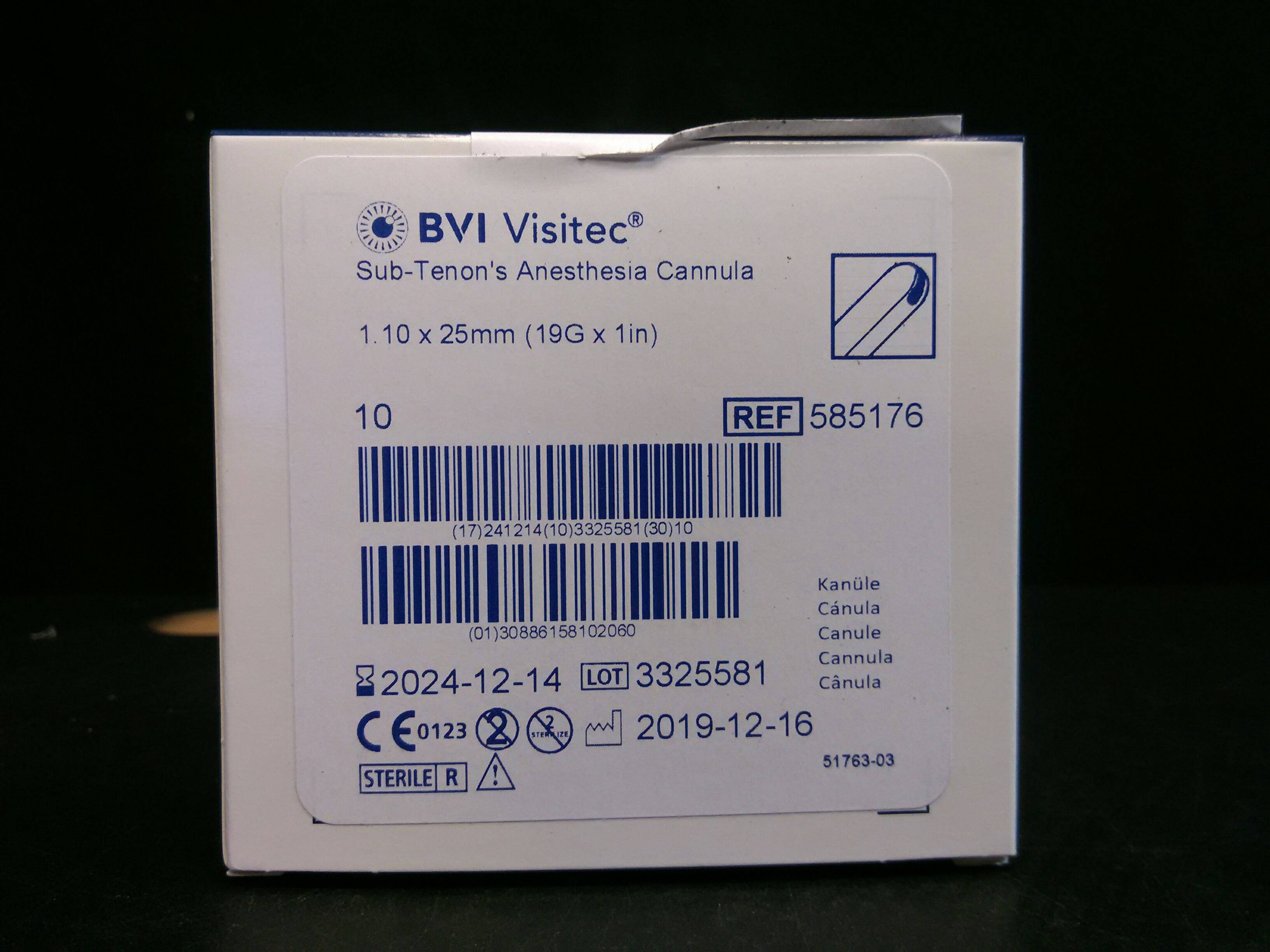 BEAVER-VISITEC 585176 CANN SUB TENON 1.10MM (10/SP)