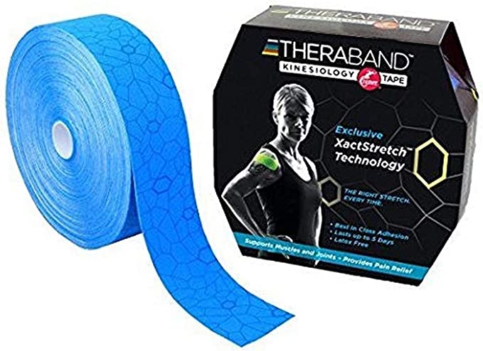 THERABAND 12742 Kinesiology Tape with XactStretch ‎2 Inch x 13.3 Foot Bulk Roll