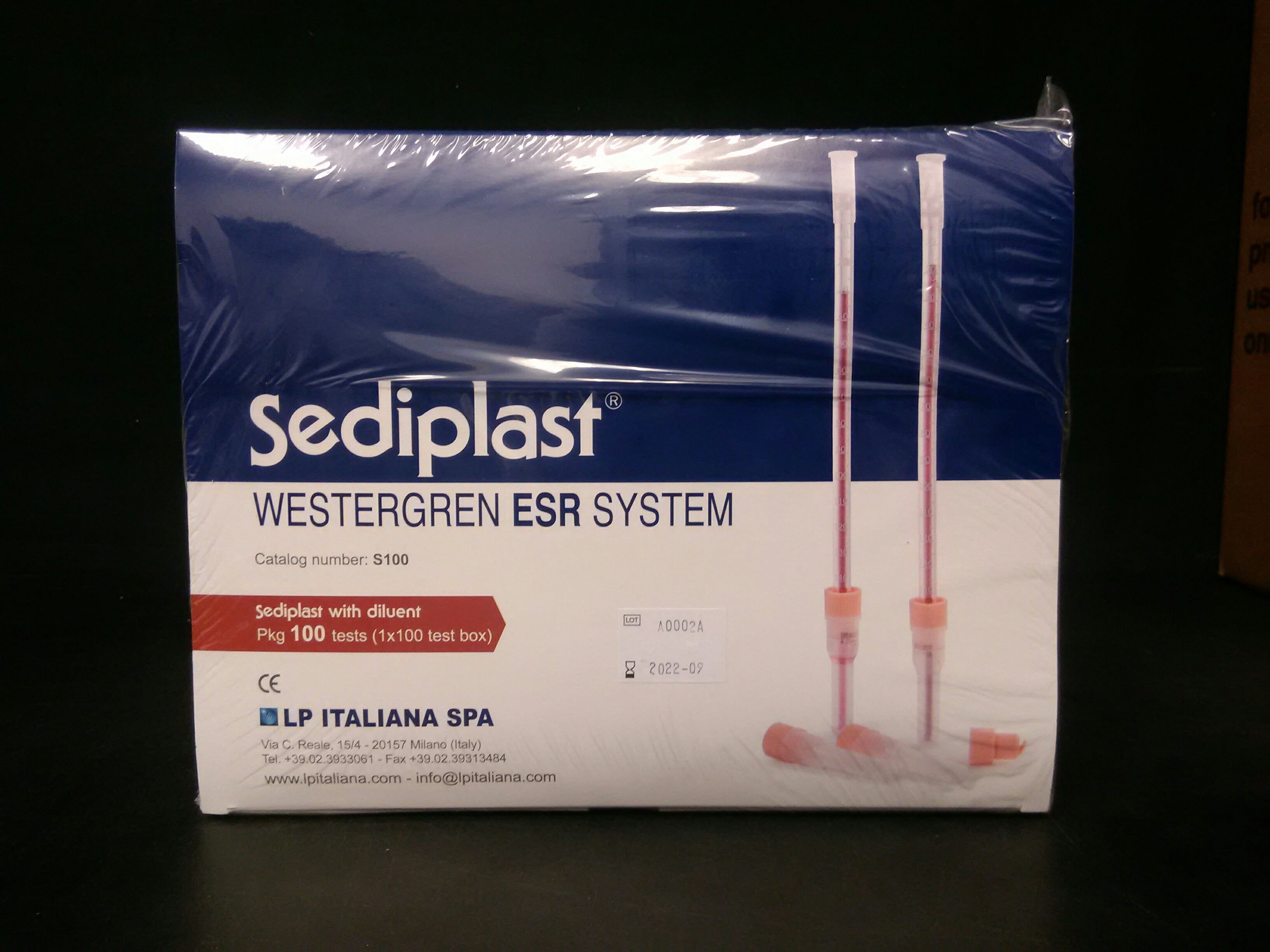 POLYMEDCO INC S-1000 SEDIPLAST WITH DILUENT (10 BOXES OF 100)