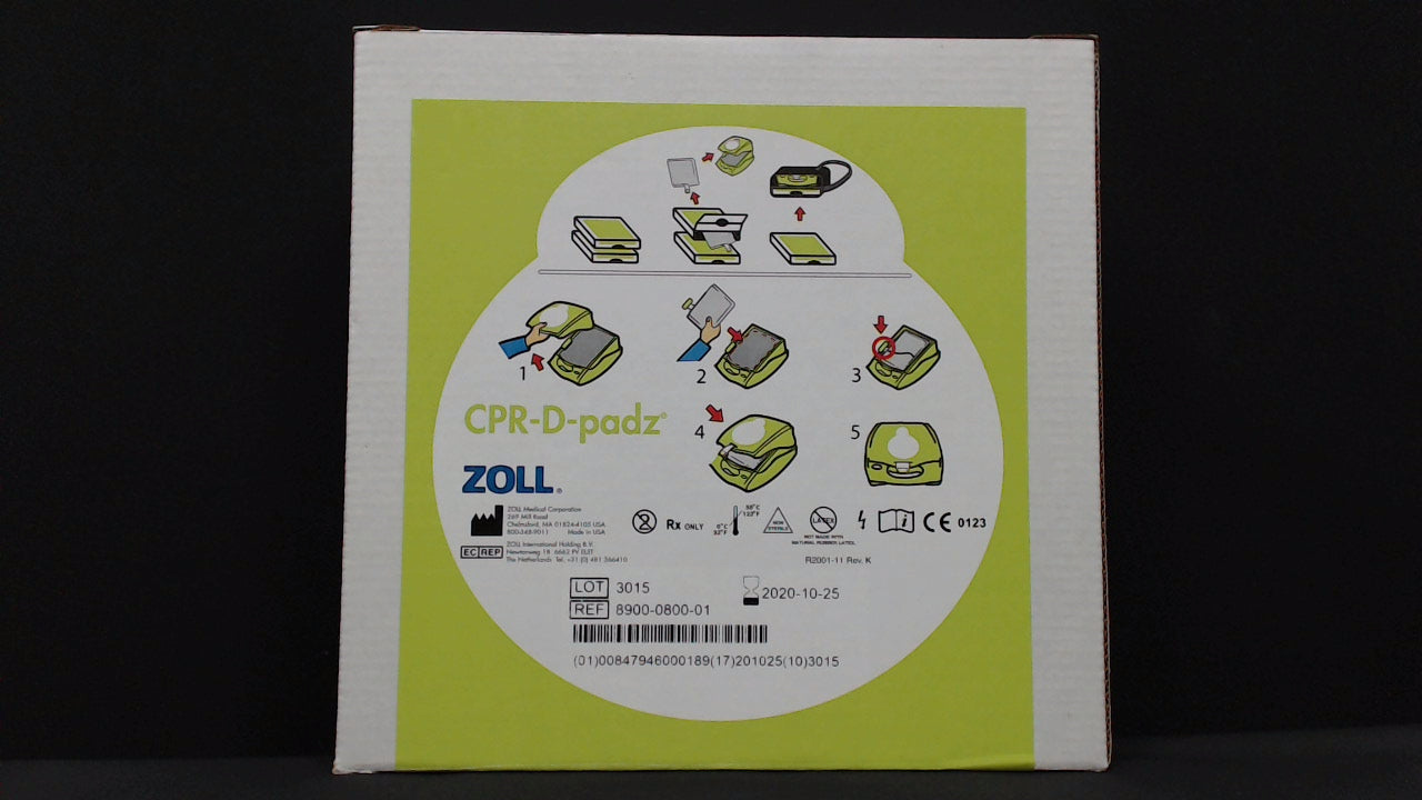 ZOLL MEDICAL 8900-0800-01 AED PLUS CPR-D-PADZ ELECTRODE