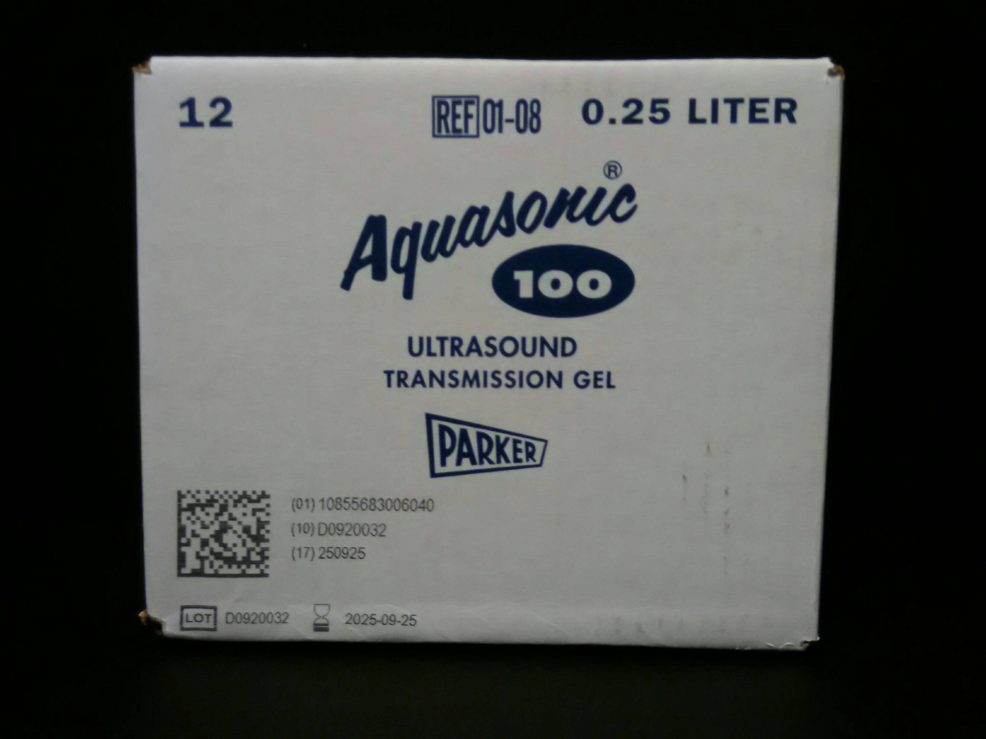 ELECTRO MEDICAL 01-08 ELECT Aquasonic Clear Ultrasound Gel (0.25 Liter), 12/bx - To Your Door Medical  - gel
