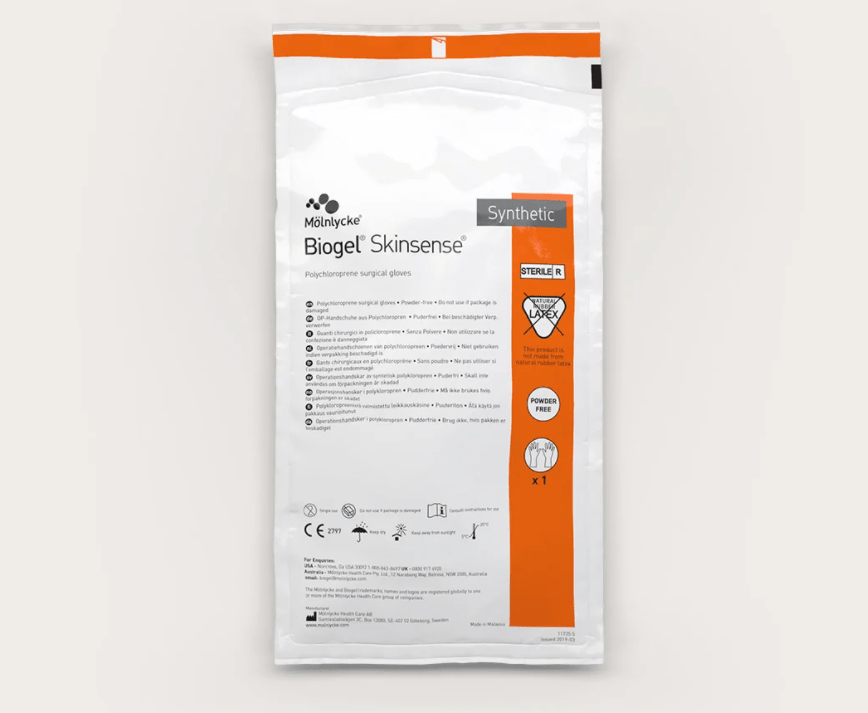 MICROFLEX 31475 Biogel Skinsense Size 7.5 Sterile 50 PAIR - To Your Door Medical  - Sterile Gloves