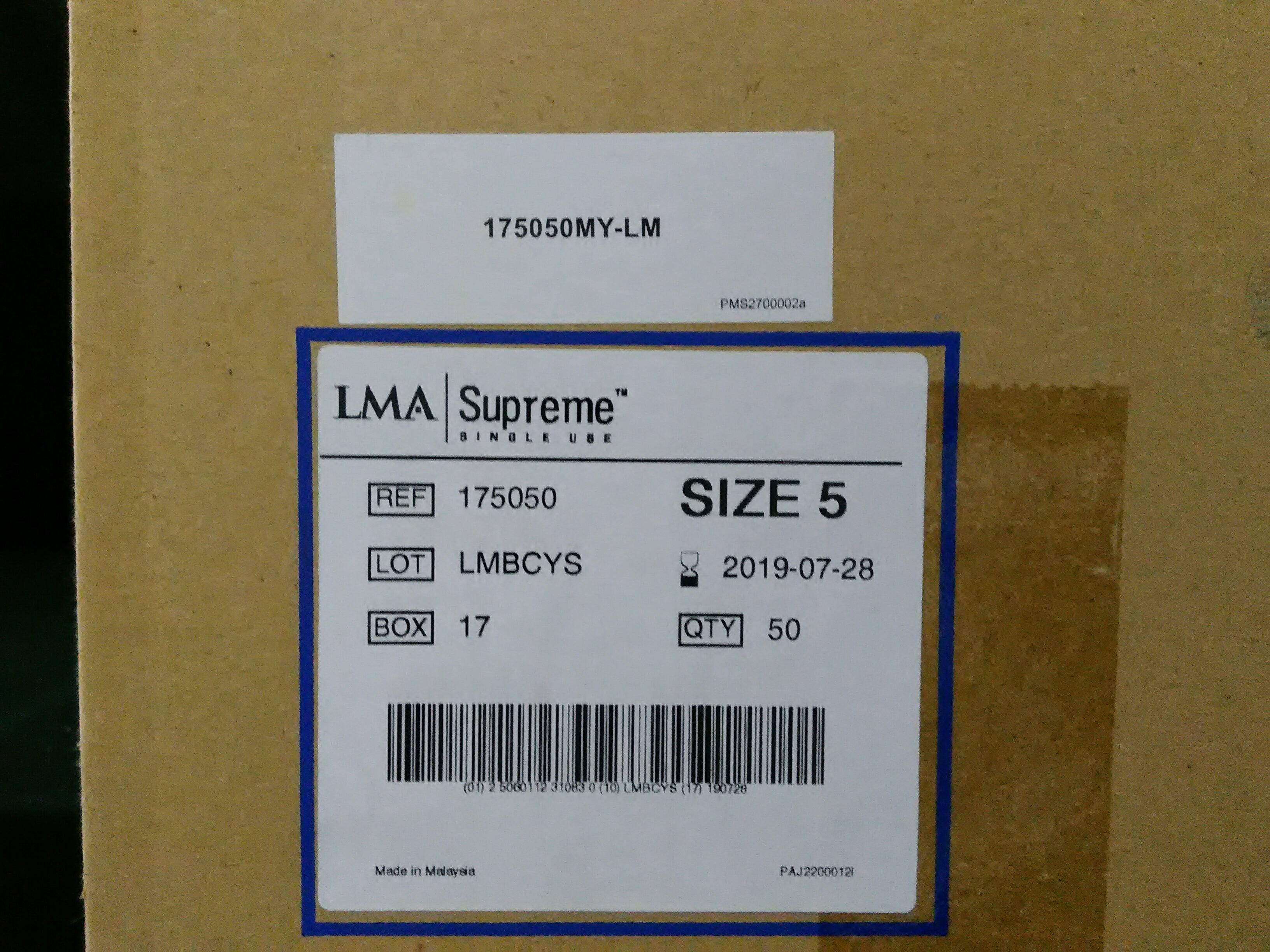TELEFLEX / HUDSON 175050 LMA Supreme??? Size 5 STD 10-pack - To Your Door Medical  - respiratory