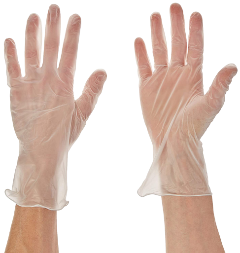 Vinyl Medical Exam Gloves, Box of 100 Gloves (Powder-Free) - The Glove Store